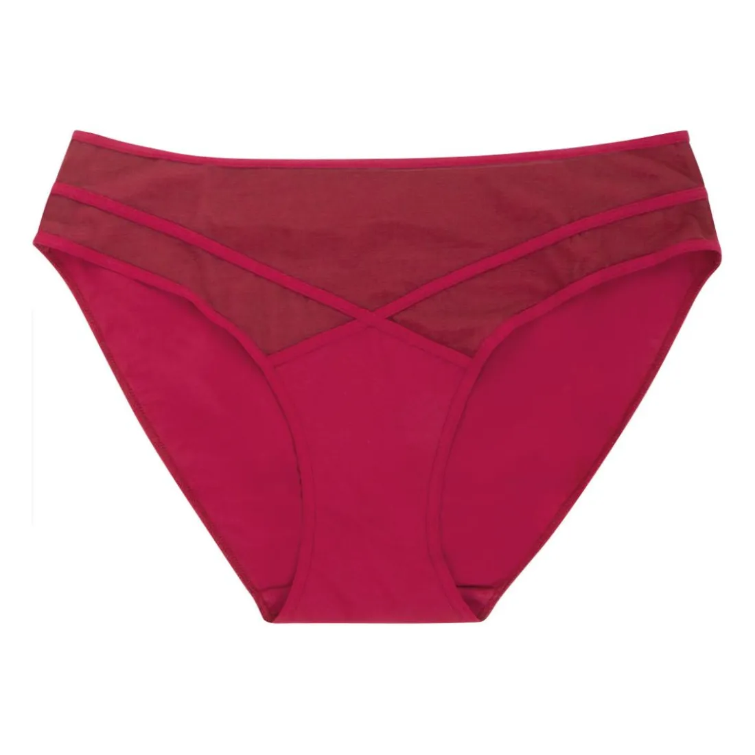 Slip femme Tulle Athena rouge