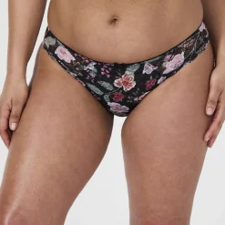 Slip Luccia Swing - Vegetal noir
