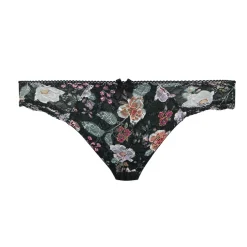 Slip Luccia Swing - Vegetal noir