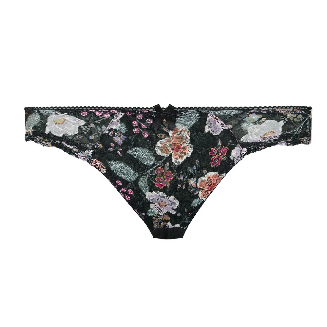 Slip Luccia Swing - Vegetal noir