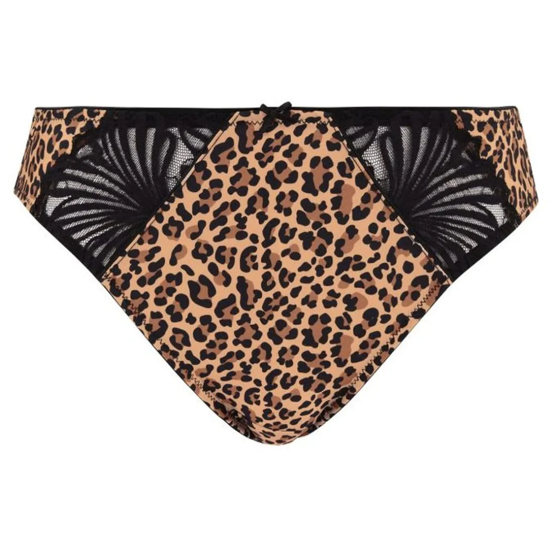 Slip Lya Imprimé Léopard Mocha - Marron