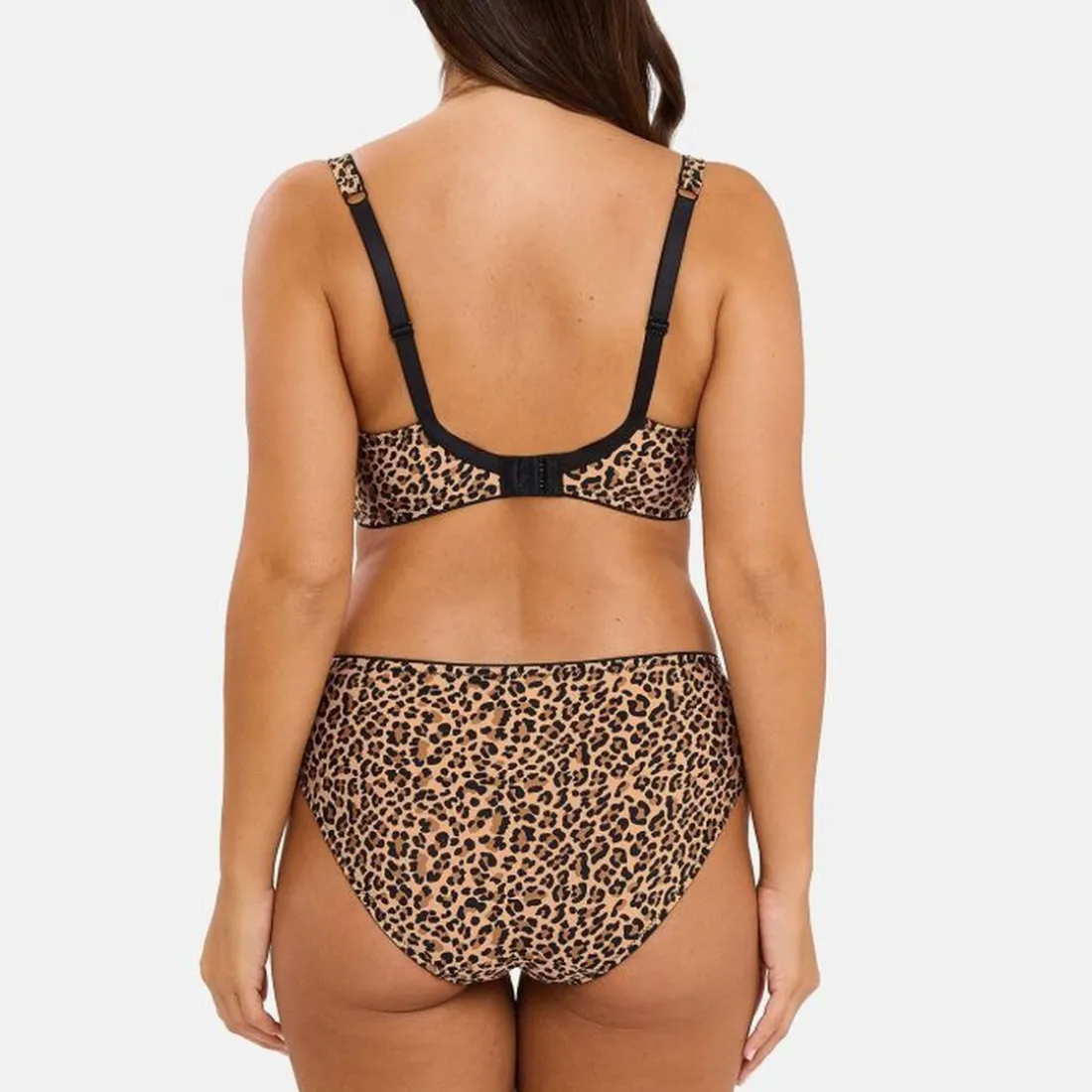 Slip Lya Imprimé Léopard Mocha - Marron