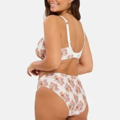Slip Oriane Bouquets Blanc & Vert