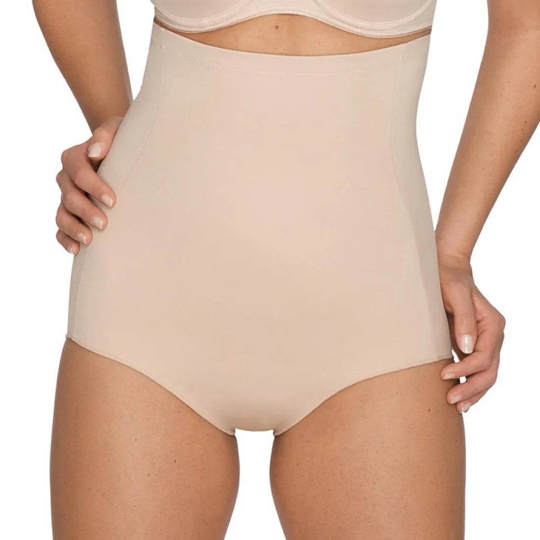 Slip taille haute gainant cappuccino