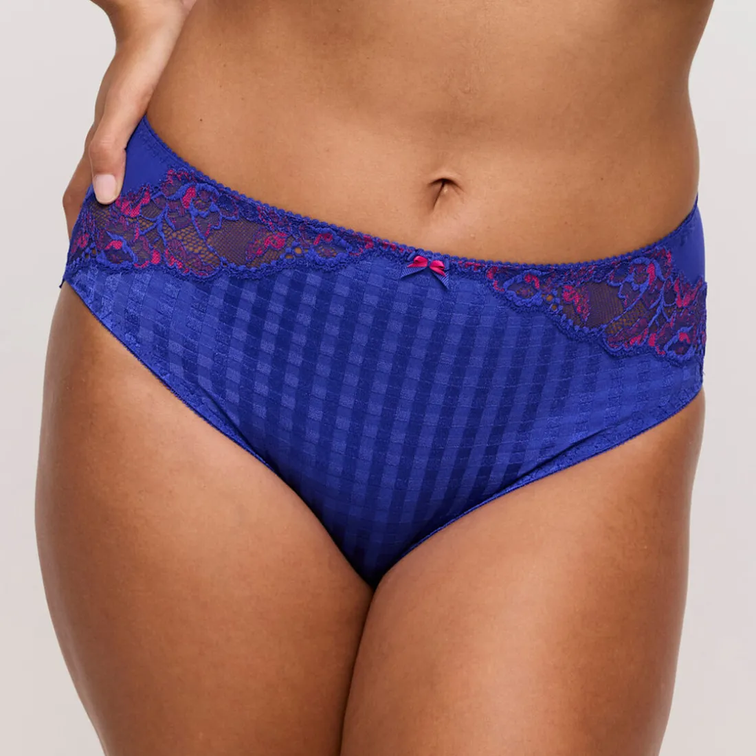 Slip taille haute Madison - Blueberry Kiss bleu