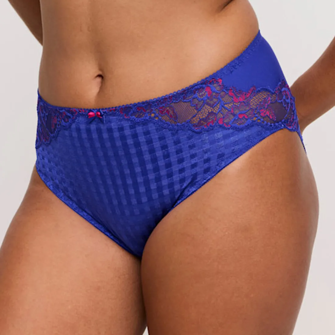 Slip taille haute Madison - Blueberry Kiss bleu