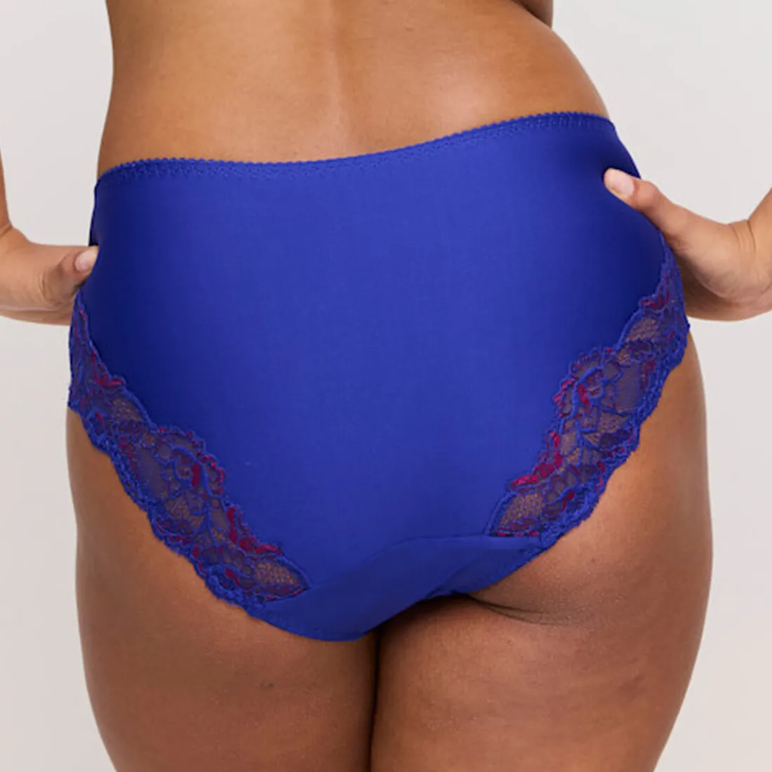 Slip taille haute Madison - Blueberry Kiss bleu