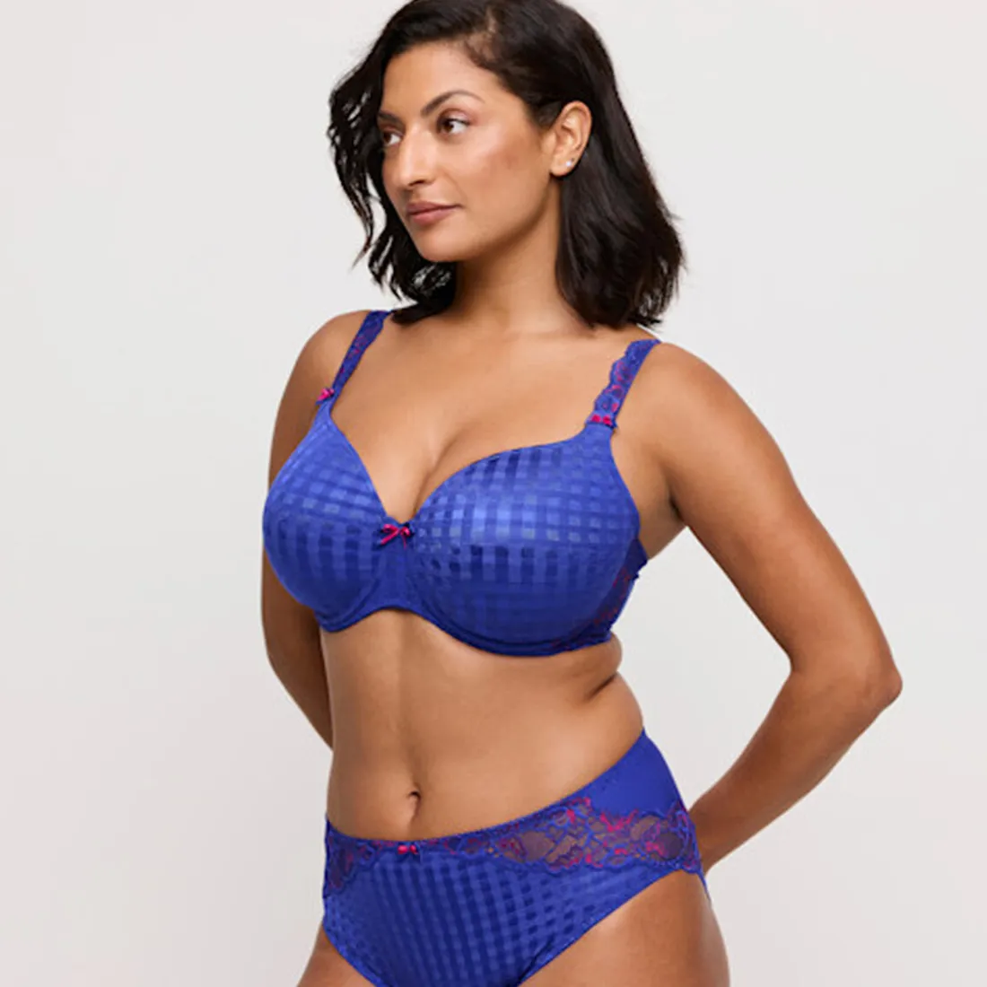 Slip taille haute Madison - Blueberry Kiss bleu