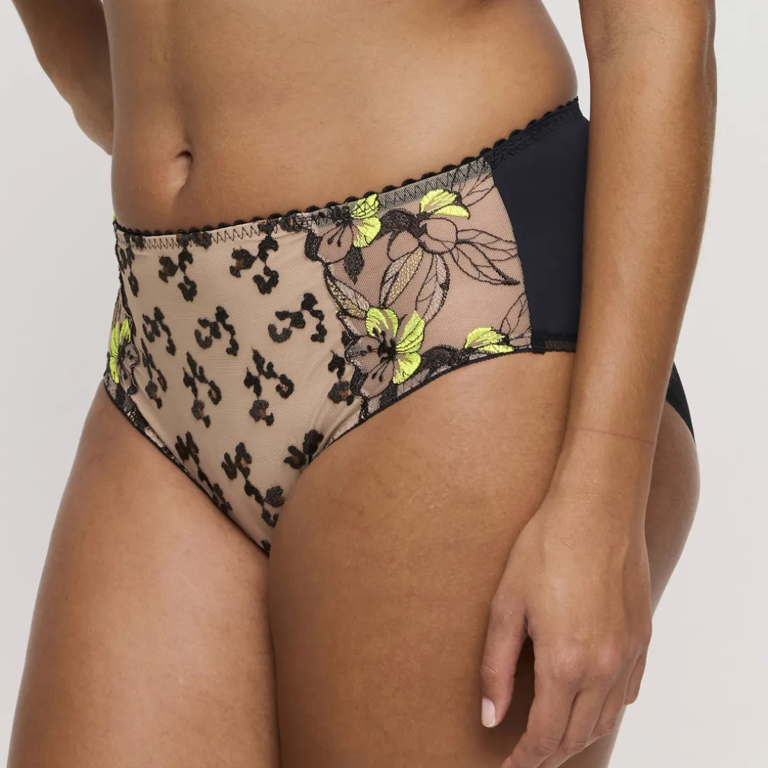 Slip taille haute Manali beige