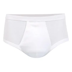Slip taille haute ouvert Pur coton Premium Eminence blanc