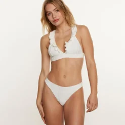 Slip tanga blanc Cassis