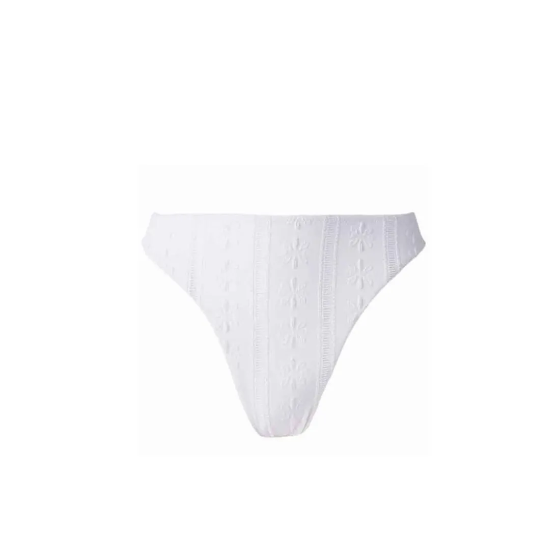 Slip tanga blanc Cassis