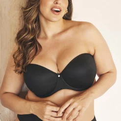 SMOOTH Soutien-gorge Bandeau moulé black
