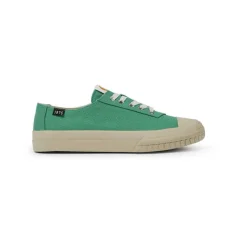 Sneakers bas homme CAMALEON vert en coton