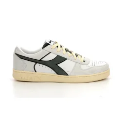 Sneakers bas homme MAGIC B LOW SUE blanc en cuir