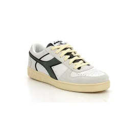 Sneakers bas homme MAGIC B LOW SUE blanc en cuir