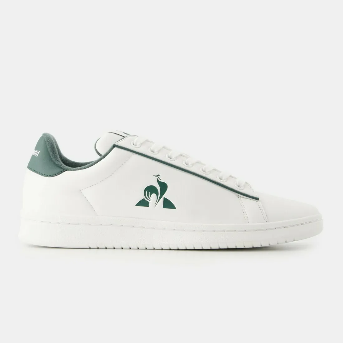 Sneakers blanc COURT CLEAN optical en cuir