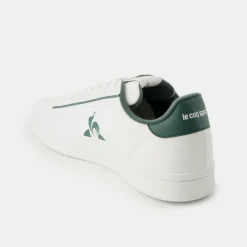 Sneakers blanc COURT CLEAN optical en cuir