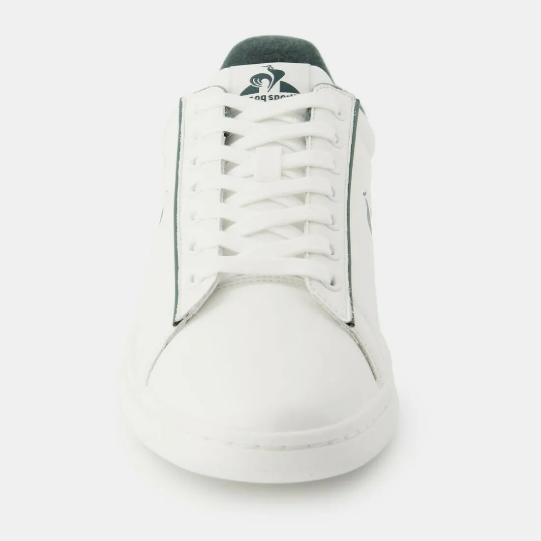 Sneakers blanc COURT CLEAN optical en cuir