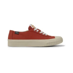 Sneakers femme CAMALEON rouge en coton