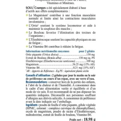 SoluCrampes aux Extraits de Plantes