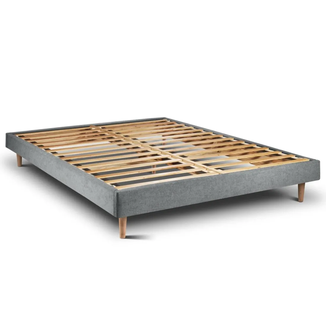 Sommier Kit Tissu Gris anthracite H29cm