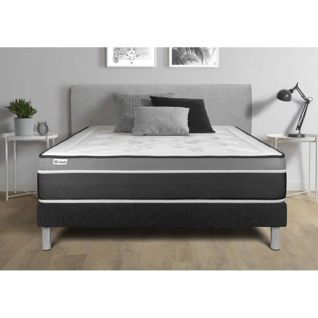 Sommier KIT VITALYSOM Noir