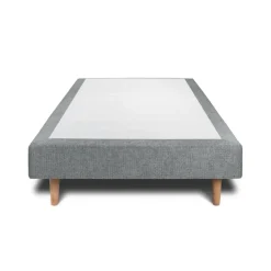 Sommier Tapissier Tissu Gris anthracite H29cm