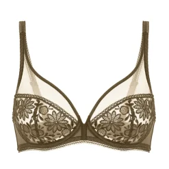 Soutien Gorge Armature Décolleté Plongeant - Vert