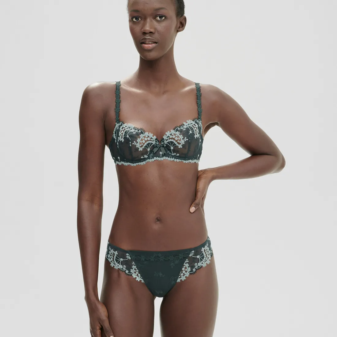 Soutien Gorge Corbeille - Vert
