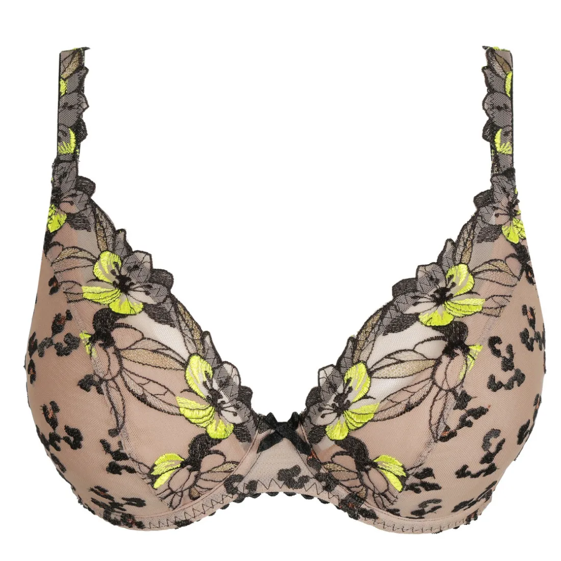 Soutien Gorge demi-mousse plongeant beige