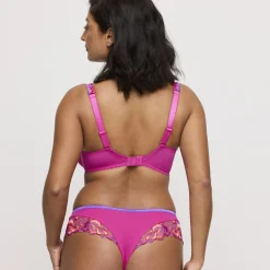 Soutien Gorge demi-mousse plongeant - Rose Fuschia