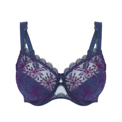 Soutien Gorge Emboitant avec Armature - Bleu Minuit