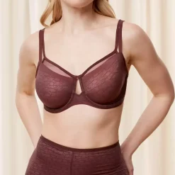 Soutien Gorge minimiseur avec armatures - Marron