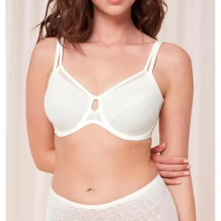 Soutien gorge minimiseur blanc cassé