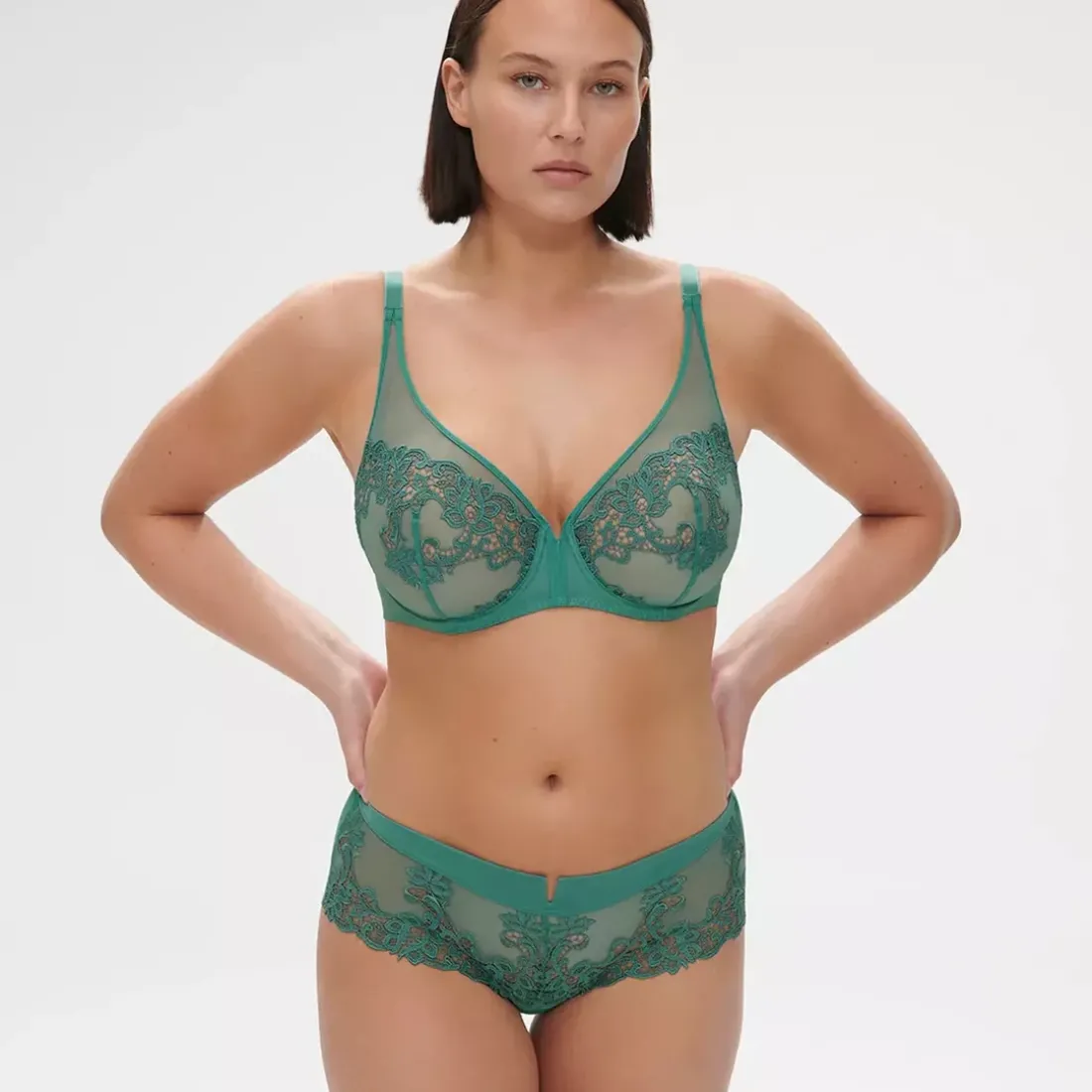 Soutien Gorge Plongeant - Vert