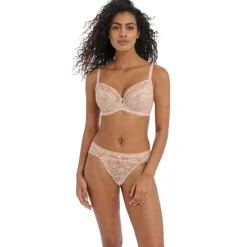 Soutien Gorge Plongeant - Nude