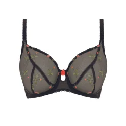 Soutien Gorge Plongeant - Noir ROSE BLOSSOM