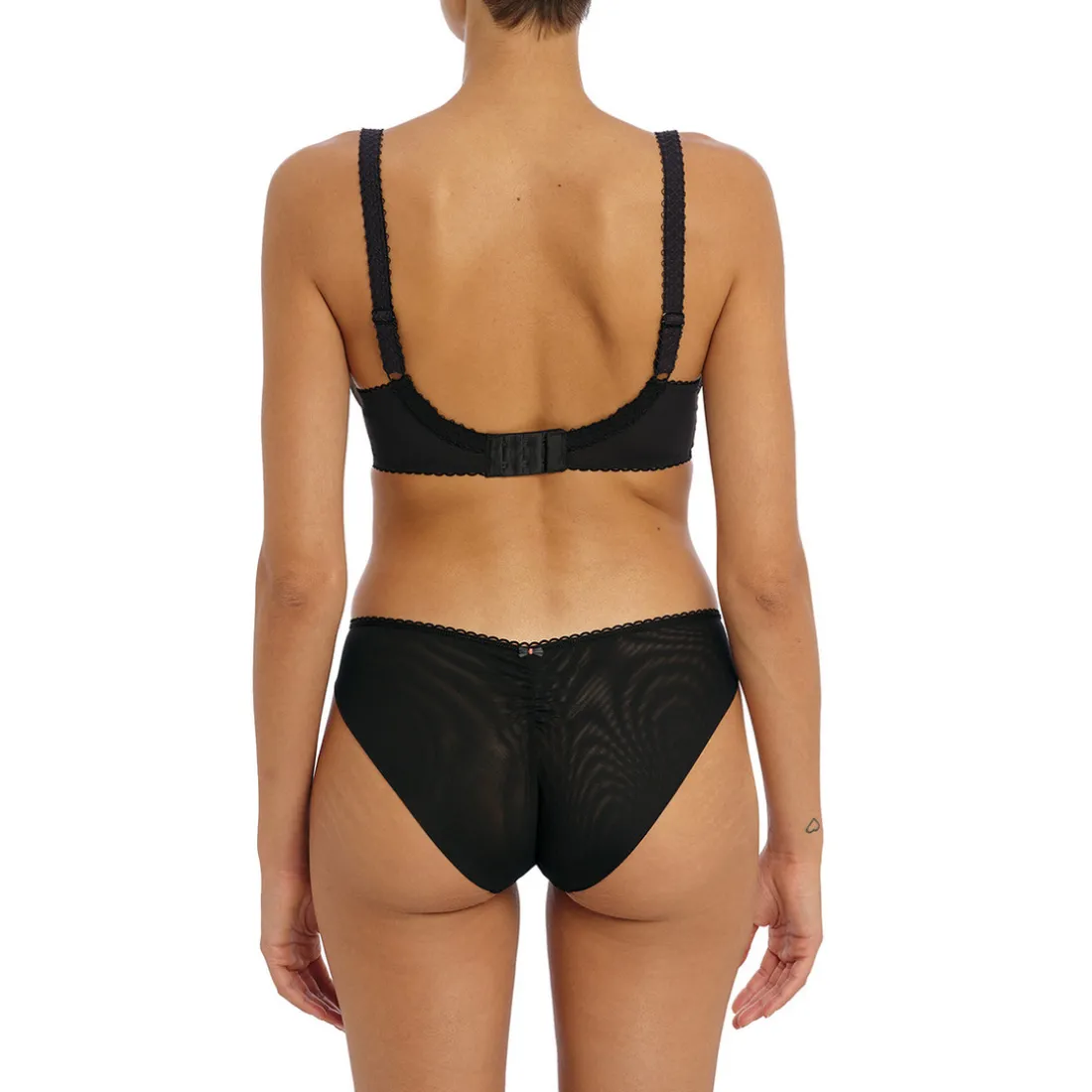 Soutien Gorge Plongeant - Noir ROSE BLOSSOM