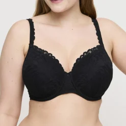 Soutien Gorge rembourré Rupi - forme coeur noir