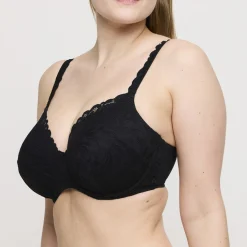 Soutien Gorge rembourré Rupi - forme coeur noir