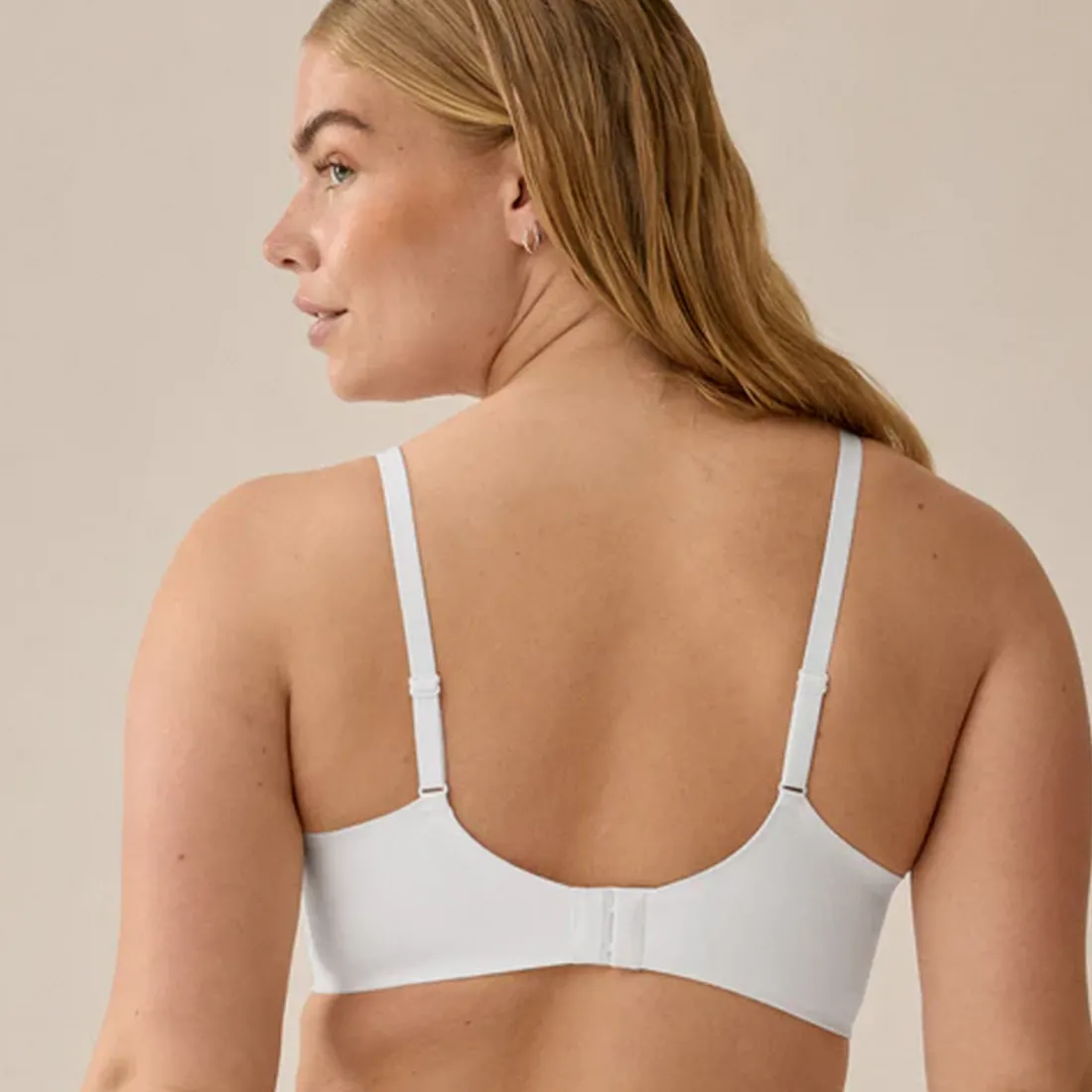 Soutien gorge sans armature minimizer side smoother écru blanc