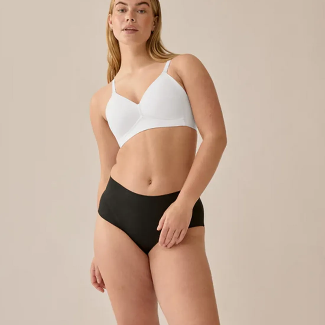 Soutien gorge sans armature minimizer side smoother écru blanc