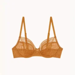 Soutien-gorge à armatures à motifs fleuris- Rose