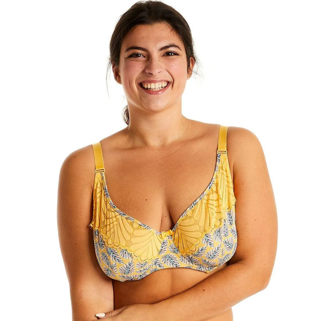 Soutien-gorge à Armatures - Jaune
