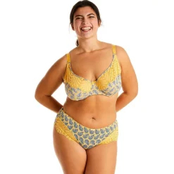 Soutien-gorge à Armatures - Jaune