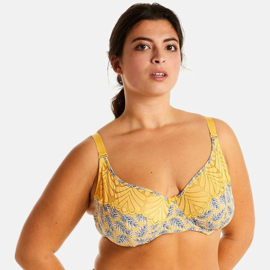 Soutien-gorge à Armatures - Jaune