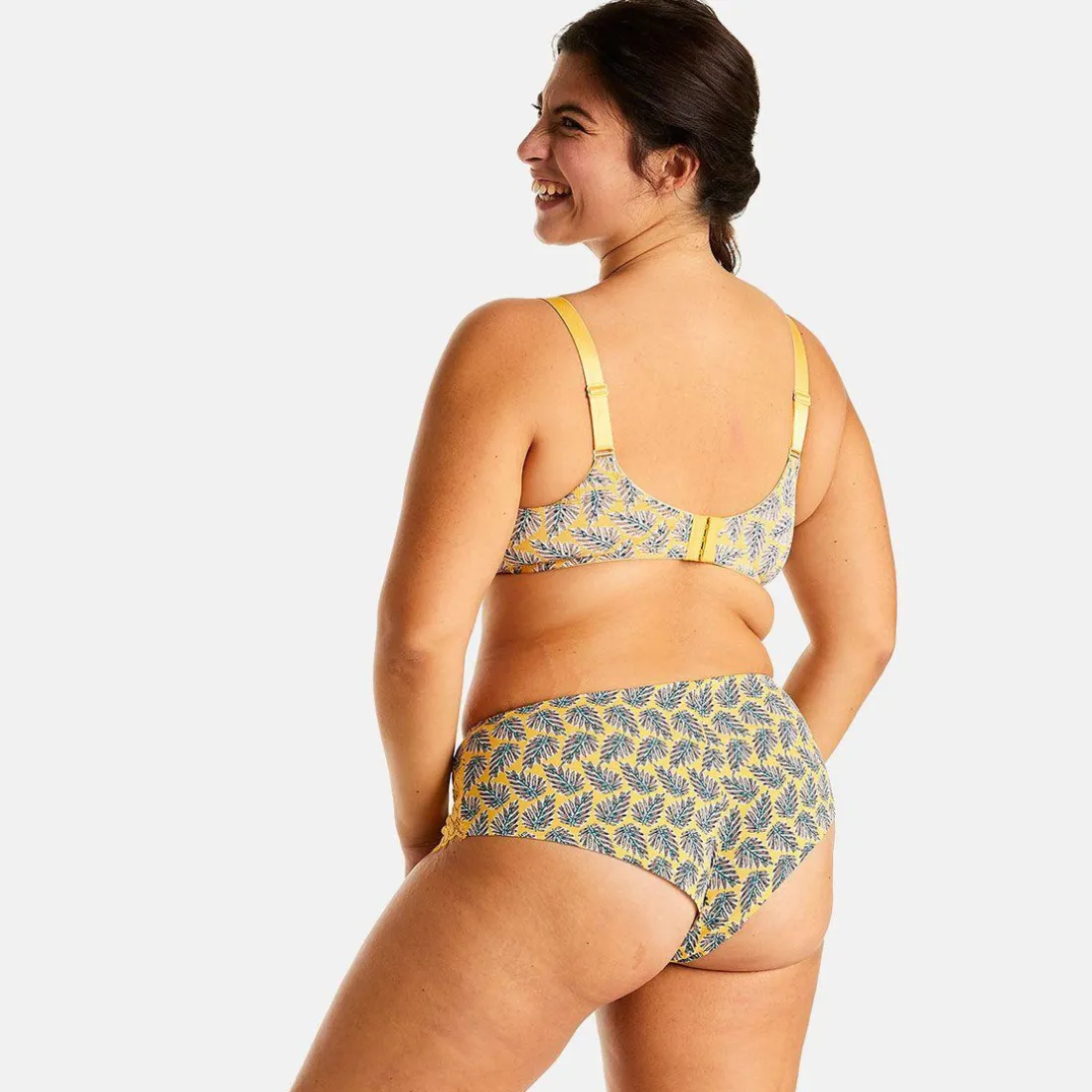 Soutien-gorge à Armatures - Jaune