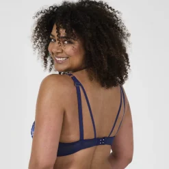 Soutien-gorge à armatures bleu