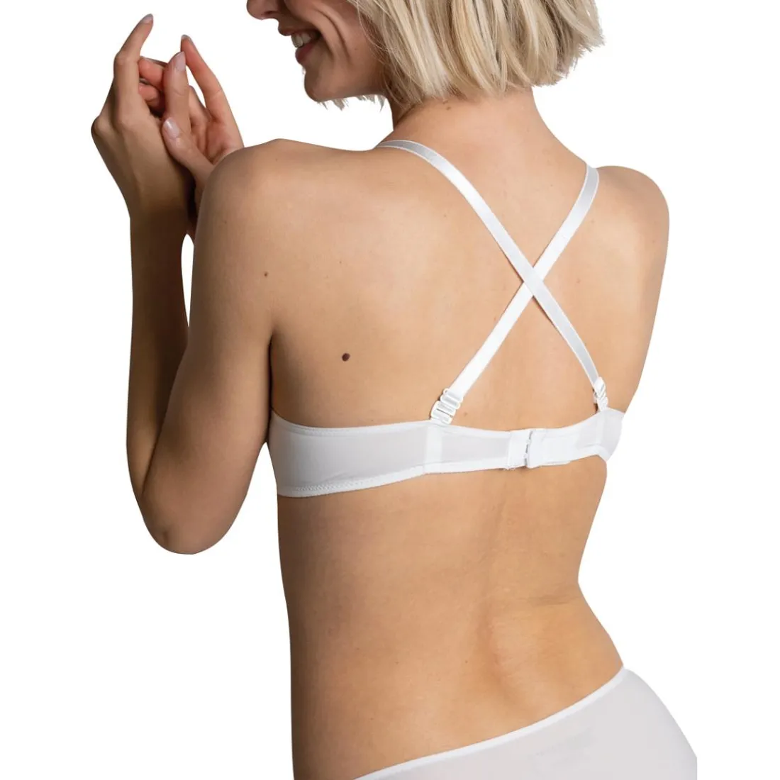 Soutien-gorge à armatures blanc
